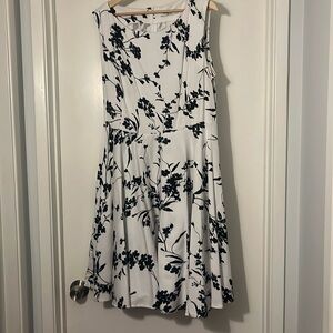 Grace Karin black and white swing dress 20w